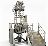 SPX 200L Single-Tank Hydraulic Lifting Vacuum Emulsifying Machine